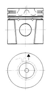 Поршень KOLBENSCHMIDT 94502620