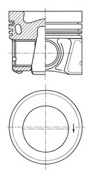 Поршень KOLBENSCHMIDT 41647620