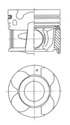 Поршень KOLBENSCHMIDT 41710600
