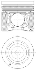 Поршень KOLBENSCHMIDT 40270600
