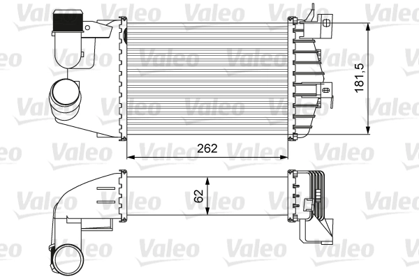 Интеркулер VALEO 818627
