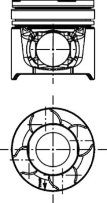 Поршень KOLBENSCHMIDT 40217610