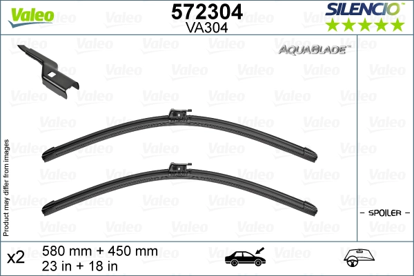 Щетка стеклоочистителя VALEO 572304