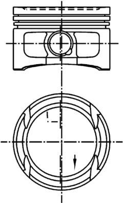 Поршень KOLBENSCHMIDT 99909620