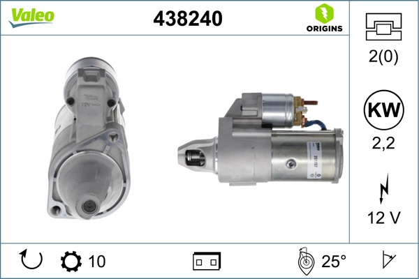 Стартер VALEO 438240