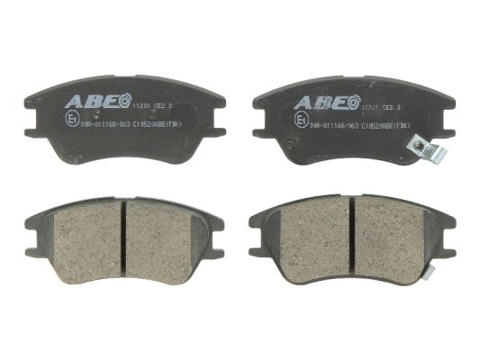 Комплект тормозных колодок дисковый тормоз ABE C10520ABE