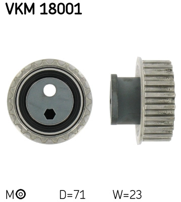 Натяжной ролик ремень грм SKF VKM 18001
