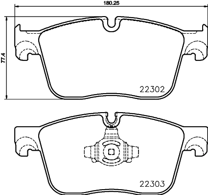 Комплект тормозных колодок дисковый тормоз HELLA/BEHR/PAGID 8DB 355 024-661