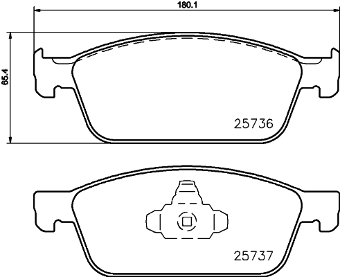 Комплект тормозных колодок дисковый тормоз HELLA/BEHR/PAGID 8DB 355 020-831