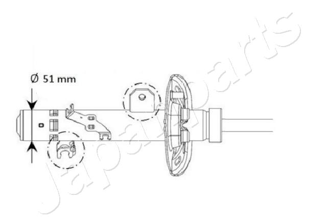 Амортизатор JAPANPARTS MM-01131