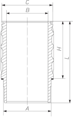 Гильза цилиндра MAHLE/KNECHT 061 WN 26 00