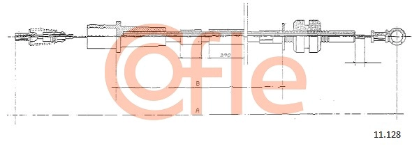 Тросик газа COFLE 11.128