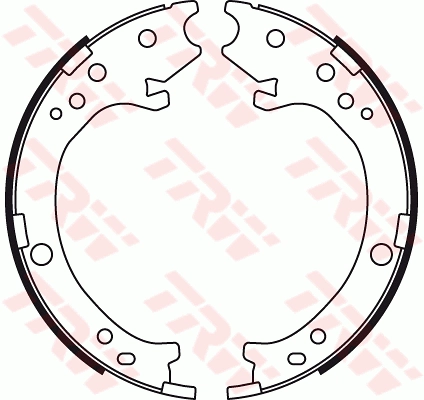 Комплект тормозных колодок стояночная тормозная система TRW GS8779