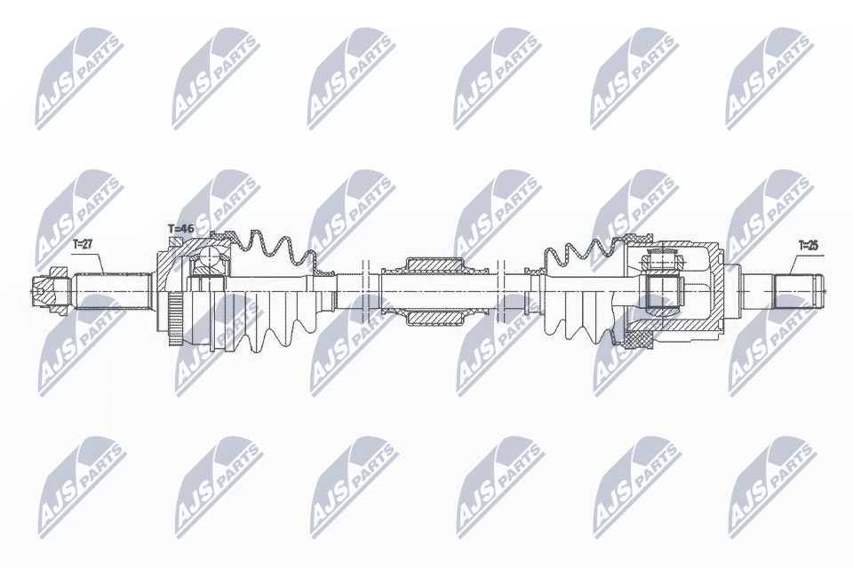 Приводной вал NTY NPW-HY-579