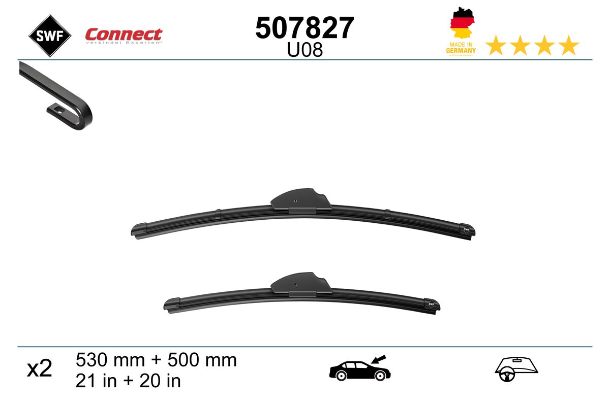 Щетка стеклоочистителя connect made in germany SWF 507827