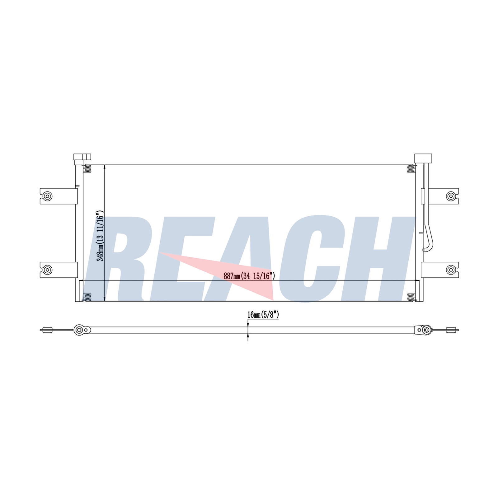 Конденсатор кондиционер REACH 1322105P