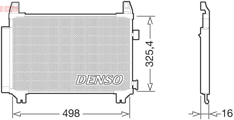 Радиатор кондиционера DENSO DCN50029