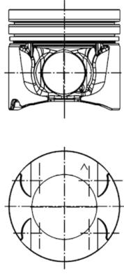 Поршень dm.84.00x2.5x2.0x2.0 +0.50 цена за 1 шт. KOLBENSCHMIDT 40262620