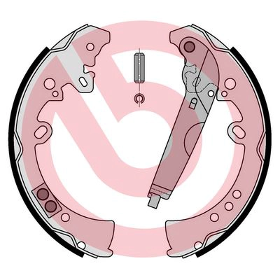 Комплект тормозных колодок essential line BREMBO S 83 570