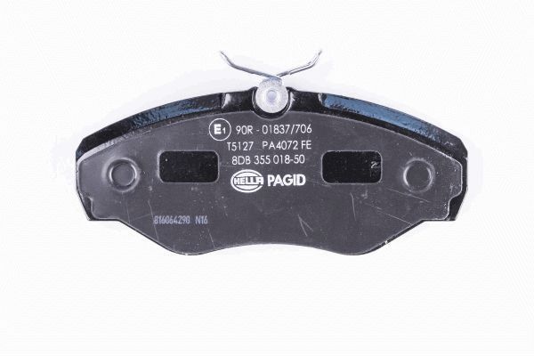 Zestaw klockow hamulcowych hamulce tarczowe HELLA/BEHR/PAGID 8DB 355 018-501