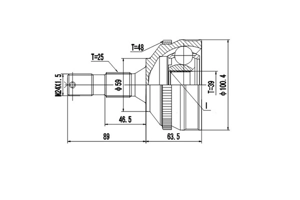 Комплект шруса DYNAMATRIX-KOREA DCV845052