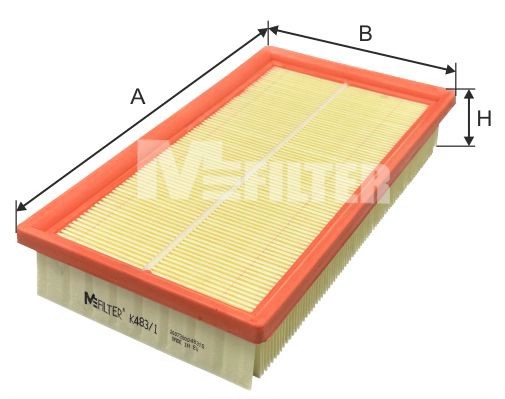 Фильтр воздушный MFILTER K483/1
