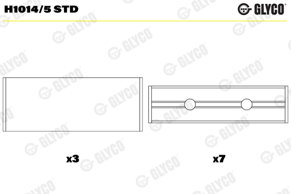 Вкладыши двигателя GLYCO H1014/5 STD