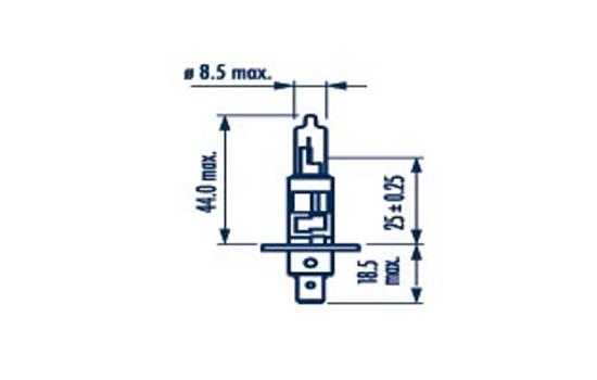 Лампа накаливания NARVA 487023000