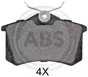 Колодки тормозные дисковые A.B.S. 36623/1