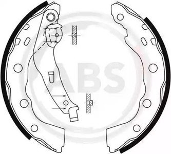 Комплект тормозных колодок A.B.S. 9088