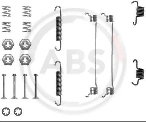 Ремкомплект тормозных колодок A.B.S. 0651Q