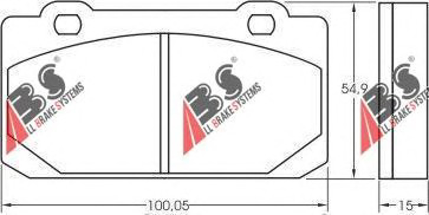 Колодки тормозные дисковые A.B.S. 36006