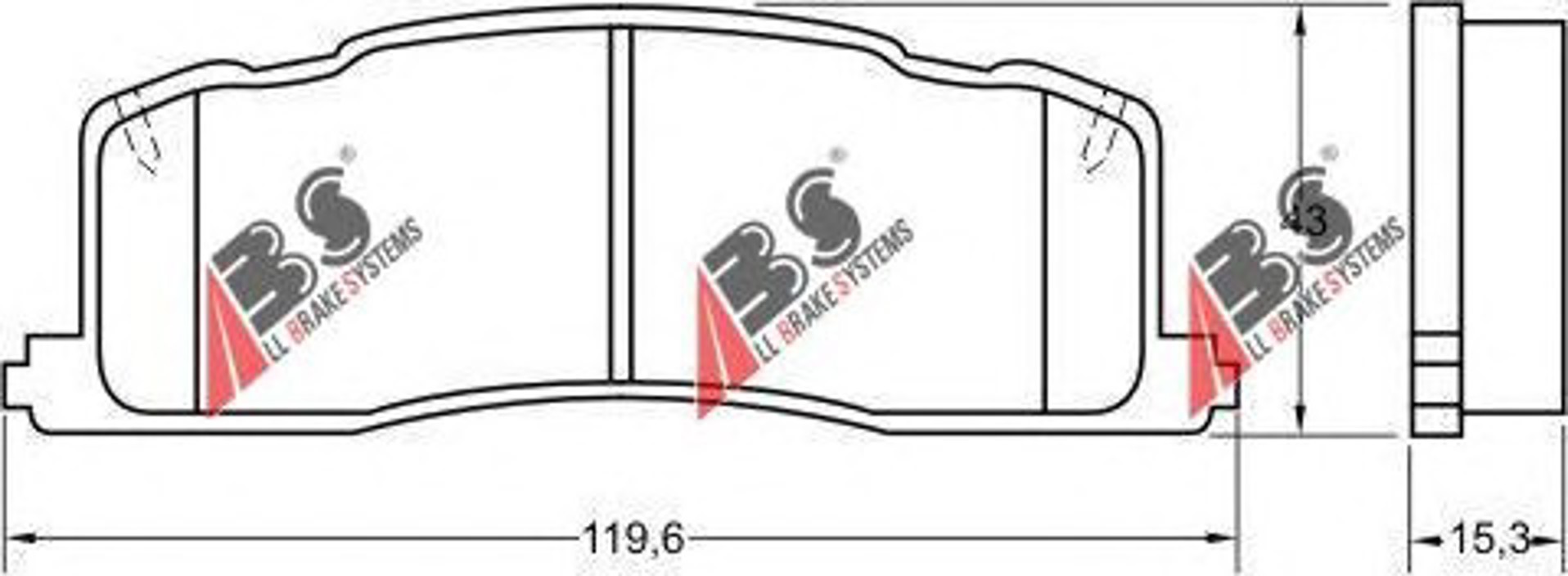Колодки тормозные дисковые A.B.S. 36734