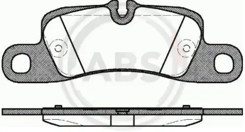 Тормозные колодки A.B.S. 37725