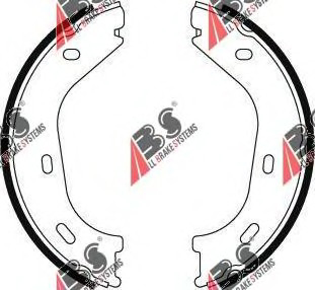 Колодки тормозные барабанные A.B.S. 8728