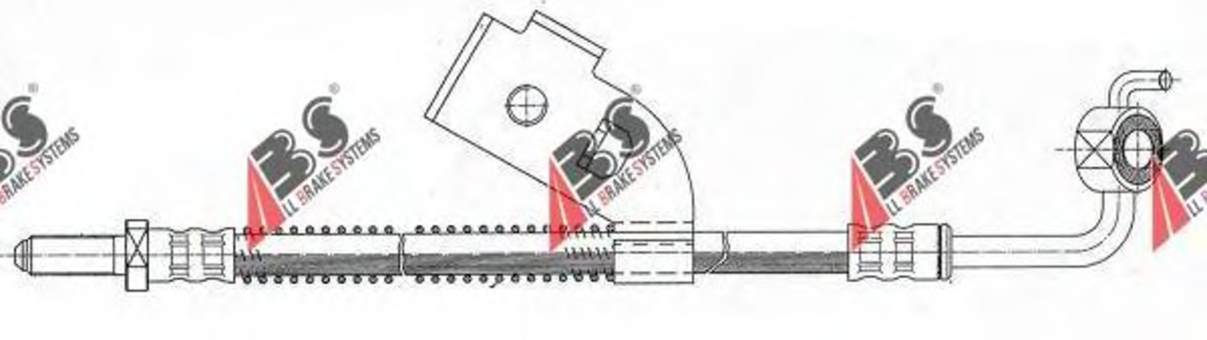 Шланг тормозной A.B.S. SL 3705