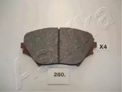 Колодки тормозные дисковые ASHIKA 50-02-280