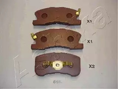 Колодки тормозные дисковые ASHIKA 50-06-615