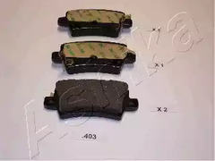 Колодки тормозные дисковые ASHIKA 51-04-403