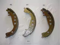 Колодки тормозные барабанные ASHIKA 55-02-204
