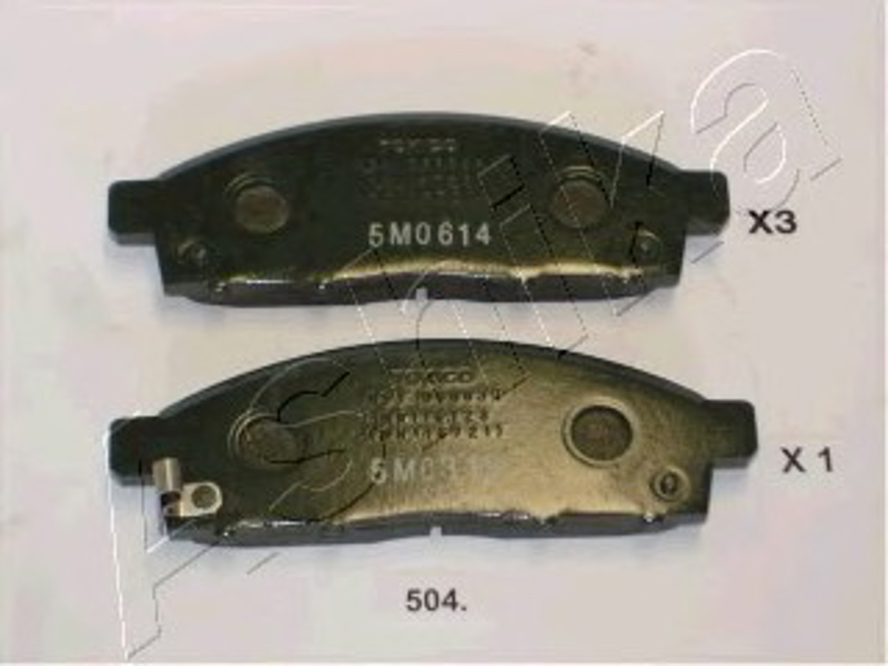 Колодки тормозные дисковые ASHIKA 50-05-504