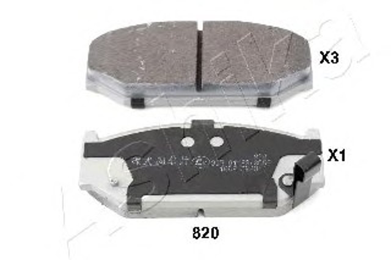 Комплект тормозных колодок дисковый тормоз ASHIKA 50-08-820