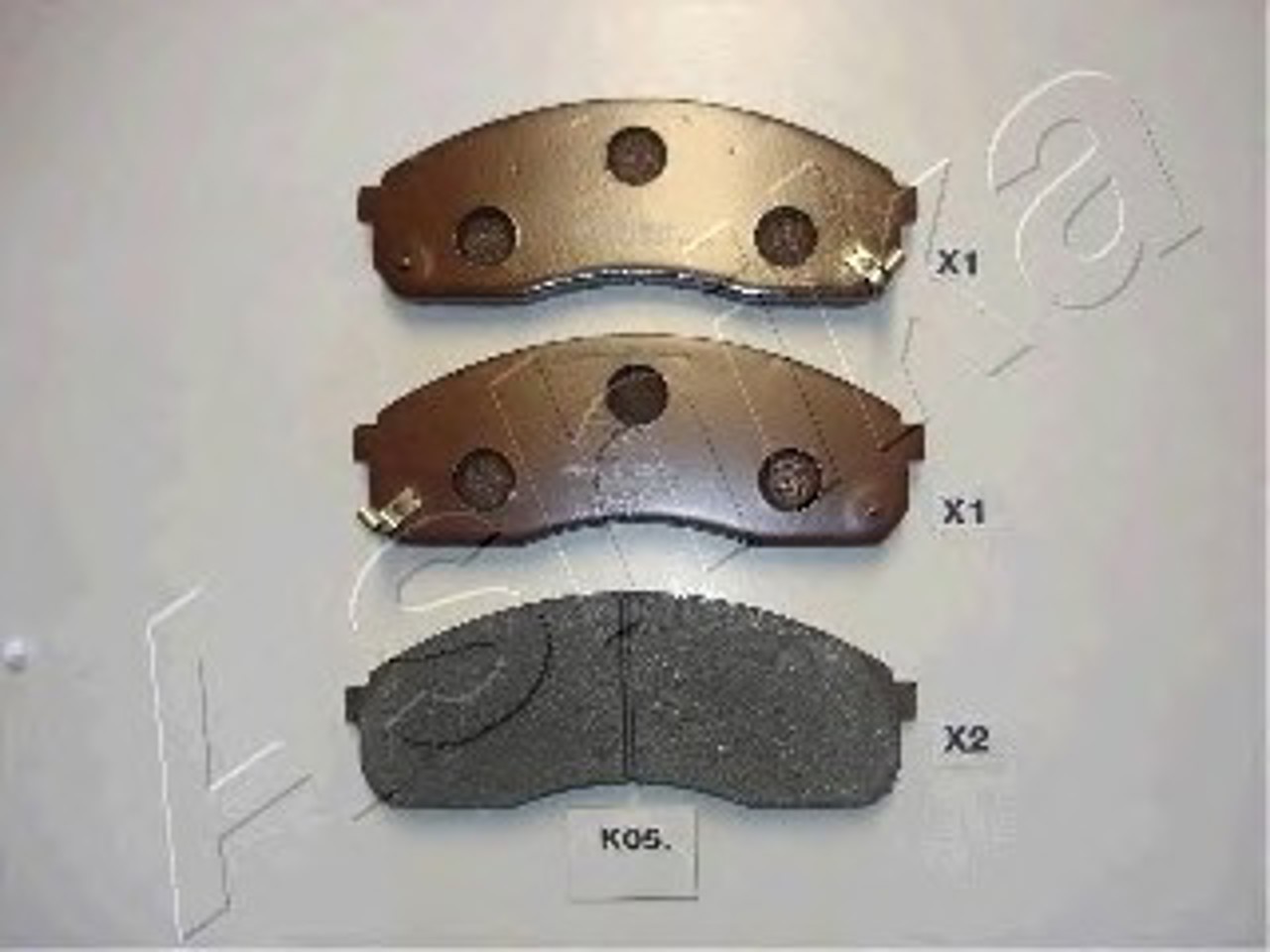 Комплект тормозных колодок дисковый тормоз ASHIKA 50-K0-005
