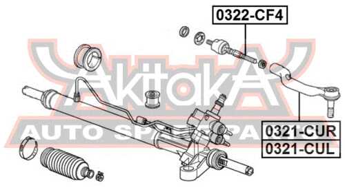 Тяга рулевая ASVA 0322-CF4
