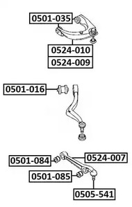 Запчасть ASVA 0501-016