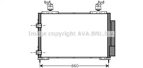 Конденсатор кондиционера AVA QUALITY COOLING HD5217D