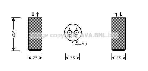 Осушитель кондиционера AVA QUALITY COOLING VND053