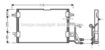 Конденсатор кондиционера AVA QUALITY COOLING AI5116