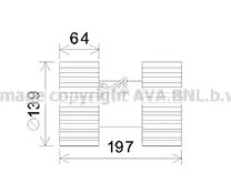 Двигатель вентилятора AVA QUALITY COOLING BW8480