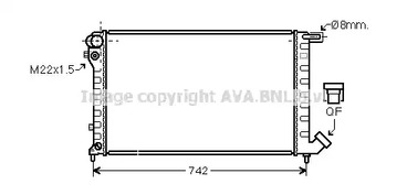 Радиатор системы охлаждения мкпп AVA QUALITY COOLING CN2147